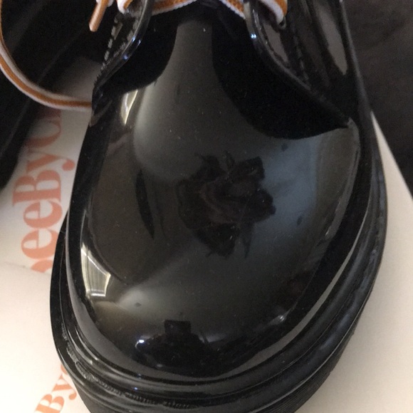 See By Chloe black patent leather rain boots New in box - Picture 4 of 9